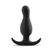 Anal Adventure Platinum Curve Plug Black | cutebutkinky.com