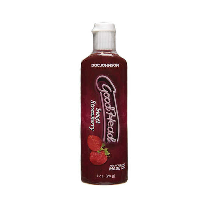 Goodhead Strawberry Oral Gel 1oz. | cutebutkinky.com