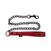 Leather Leash  Burgunday & Black Accessories | cutebutkinky.com