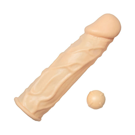 The Great Extender 1st Silicone Vibrating Sleeve 7.5in | cutebutkinky.com
