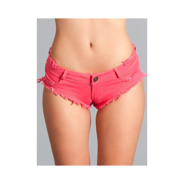 Sexy Cut Off Waist Booty Short Hot Pk Medium | cutebutkinky.com
