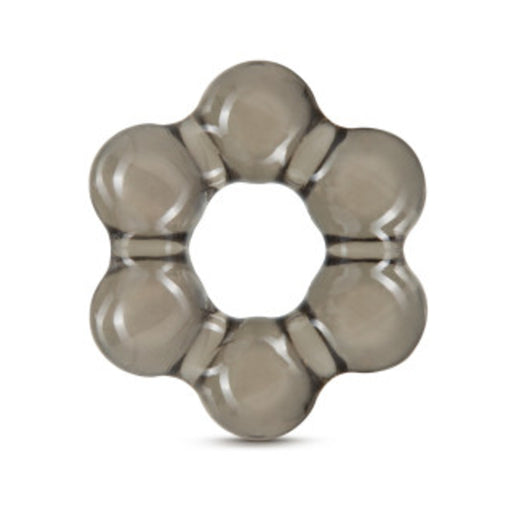 Stay Hard Thick Bead Cock Ring Black | cutebutkinky.com