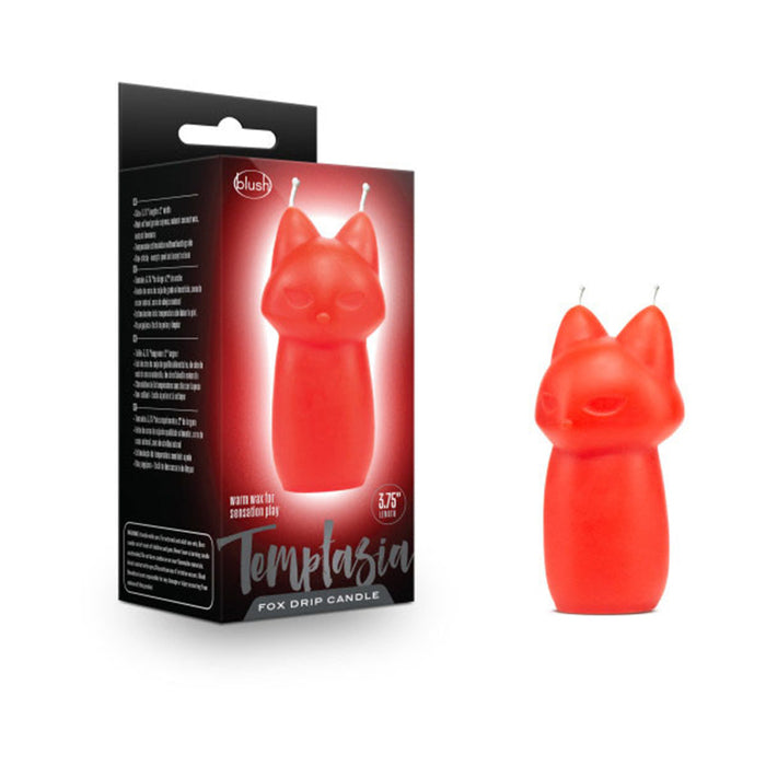 Temptasia Fox Candle Red | cutebutkinky.com