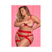 Ms Risque Business Bra & Panty Red 1sq | cutebutkinky.com