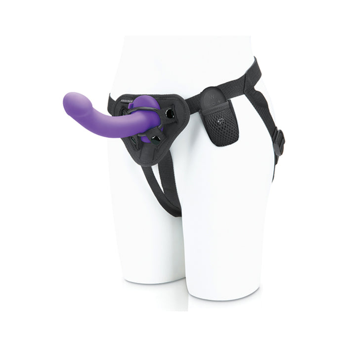 Pegasus 6" Wireless Remote Control Curved Realistic Peg With Harness Purple | cutebutkinky.com