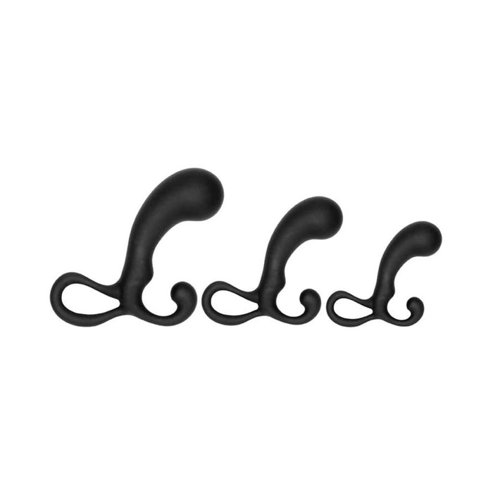 Sono 3-piece Prostate Stimulator Set - Black | cutebutkinky.com