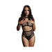 Shots Le Desir Duo Key Hole Bra Set Os Black | cutebutkinky.com