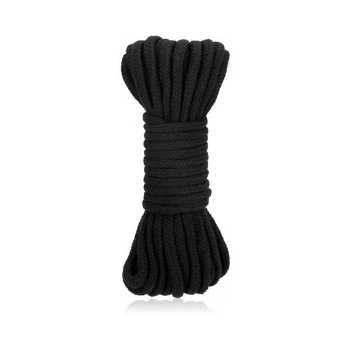 Lux Fetish Bondage Rope 33 Ft/10 M - Black | cutebutkinky.com