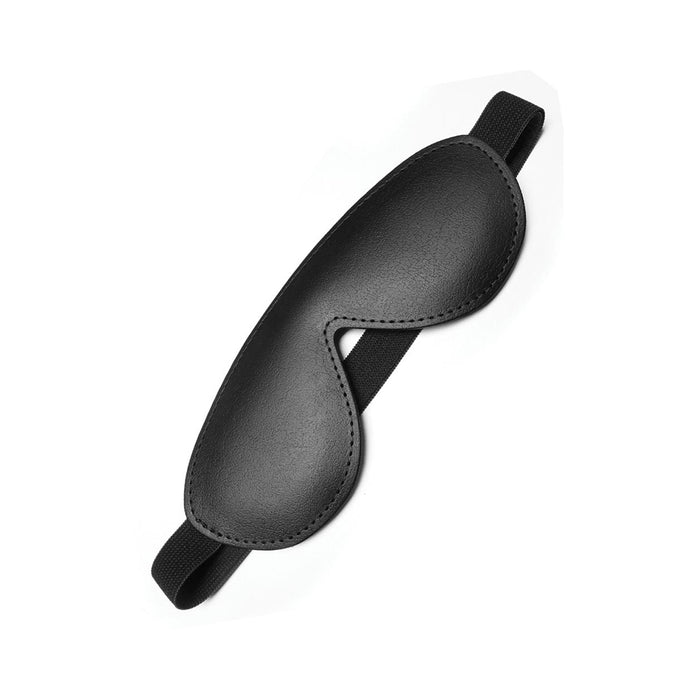 Kinklab Bondage Basics Padded Leather Blindfold | cutebutkinky.com