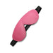 Kinklab Pink Bound Leather Blindfold | cutebutkinky.com
