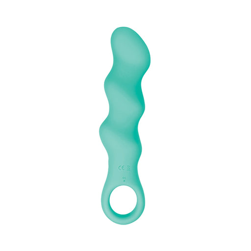 Evolved Triple Teaser Rechargeable Silicone Teal | cutebutkinky.com