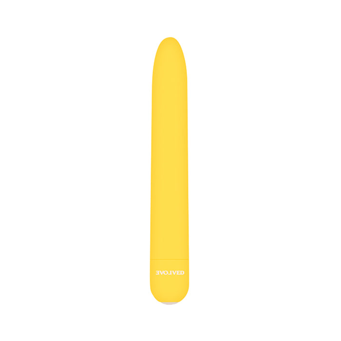 Evolved Sunny Sensations Rechargeable Silicone - Yellow | cutebutkinky.com