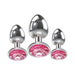 A&e Pink Gem Anal Plug Set | cutebutkinky.com