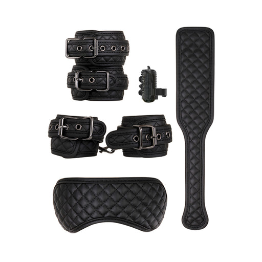 A&e Eve's Fetish Dreams Beginner Bondage Set - Black | cutebutkinky.com