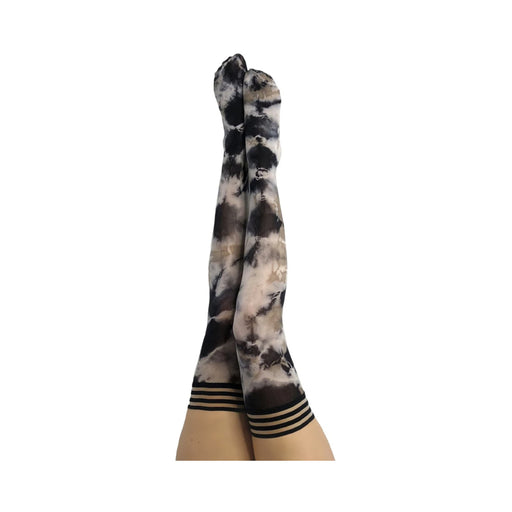Kixies Mackenzie Black/white Tie-dye Size B | cutebutkinky.com