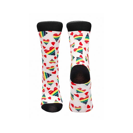 Shots Socks Happy Hearts S/m | cutebutkinky.com