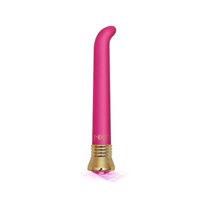 Nixie Mystic Wave Satin G-spot Vibe - Pink Tourmaline | cutebutkinky.com