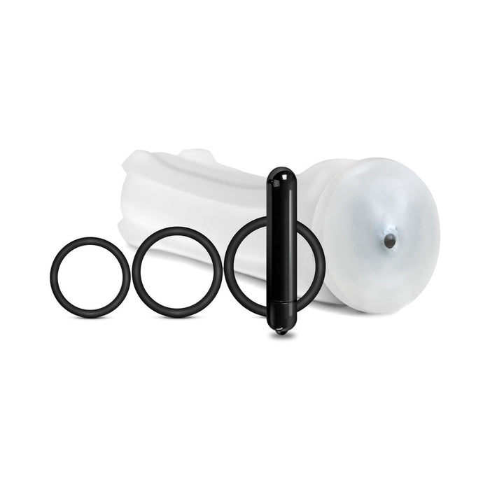 Happy Ending Mstr B8 Vibrating Stroker Pack - Hand Cuff | cutebutkinky.com