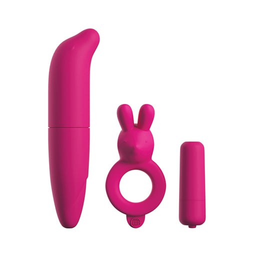 Classix Couples Vibrating Starter Kit - Pink | cutebutkinky.com