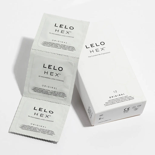 Lelo Hex Original Condoms 12-pack | cutebutkinky.com