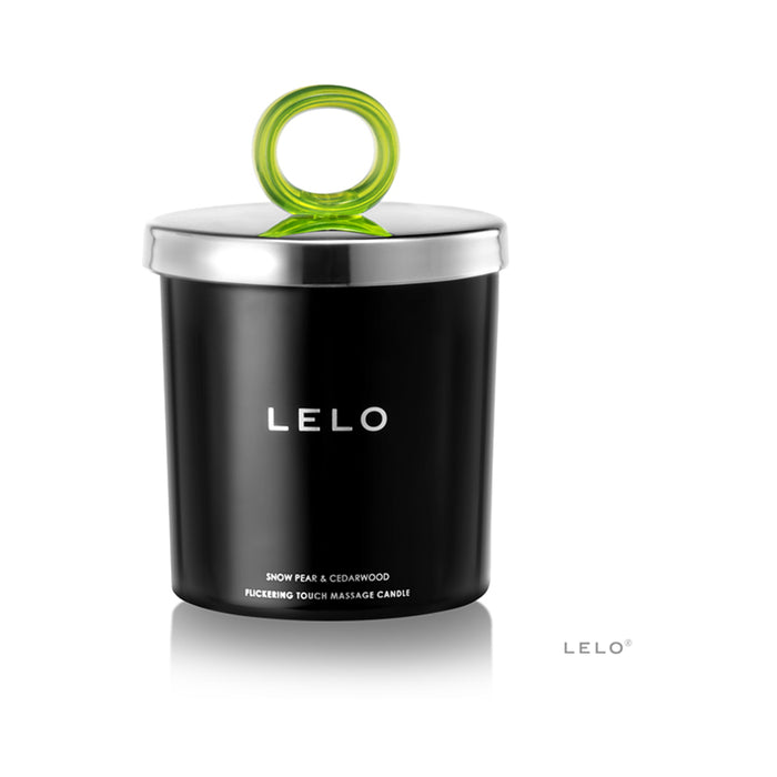 Lelo Massage Candle - Snow Pear & Cedarwood | cutebutkinky.com