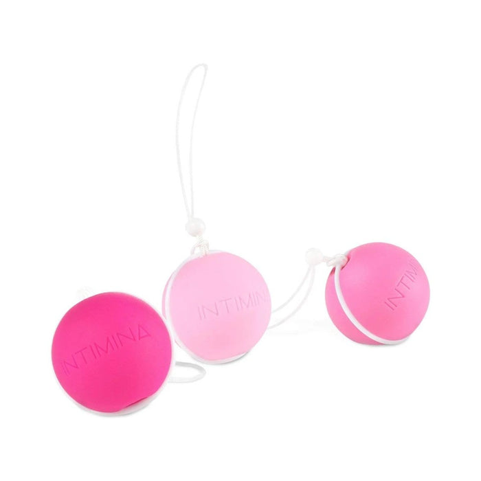 Intimina Laselle Routine Exercise Balls Set - Pink | cutebutkinky.com