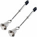 Bell Nipple Clamps Tweezer Style Rubber Tipped Adjustable | cutebutkinky.com