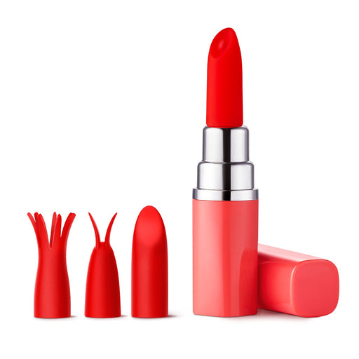 Luv Lab Lv57 Lipstick With 3 Silicone Heads Coral | cutebutkinky.com