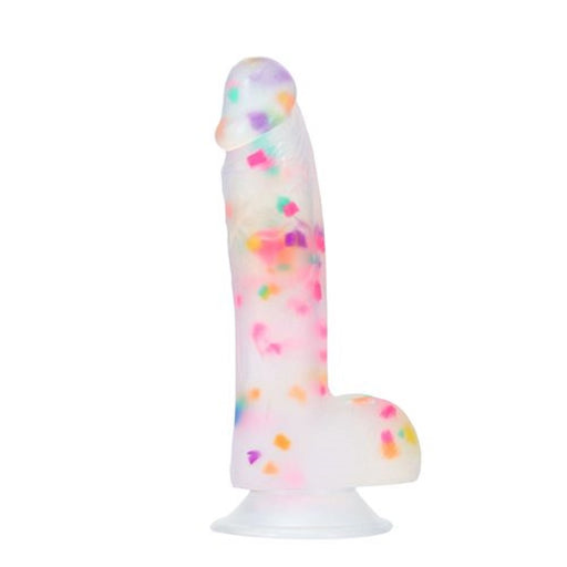 Addiction Confetti Dong 7.5in W/free Bullet | cutebutkinky.com