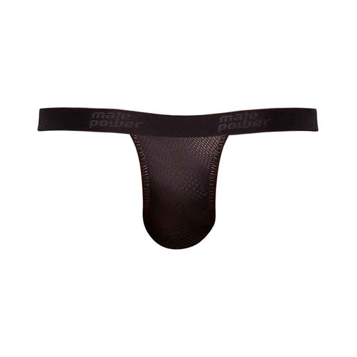 Male Power Cobra Micro V Thong L/XL Black | cutebutkinky.com