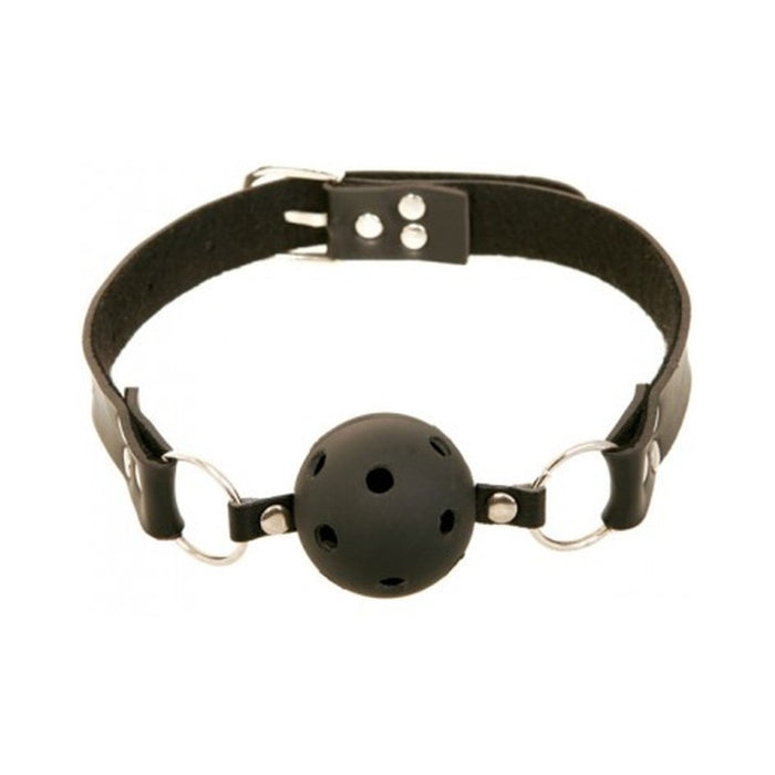 Limited Edition Breathable Ball Gag Black O/S | cutebutkinky.com