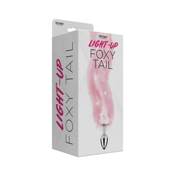 Foxy Tail Light Up Faux Fur Butt Plug Pk