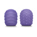 Le Wand Petite Silicone Texture Covers Violet Pack Of 2 | cutebutkinky.com