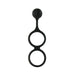 My Cock Ring Scrotum Ring With Weighted Ball Banger Silicone Black | cutebutkinky.com