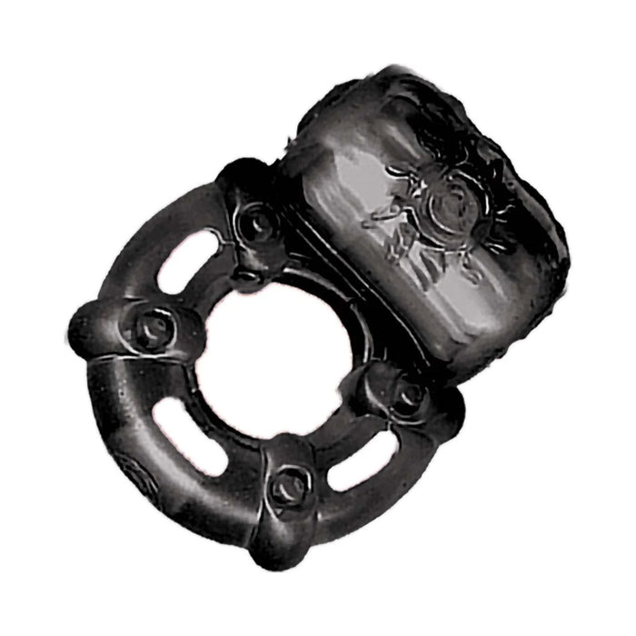 The Macho Stallions Vibrating Cock Ring (black) | cutebutkinky.com