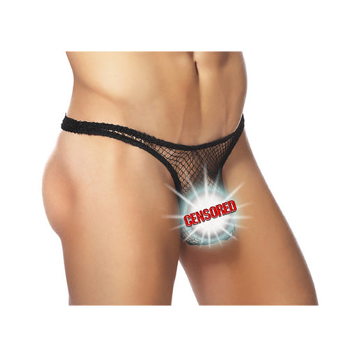 Male Power Stretch Net Bong Thong S/M Underwear | cutebutkinky.com