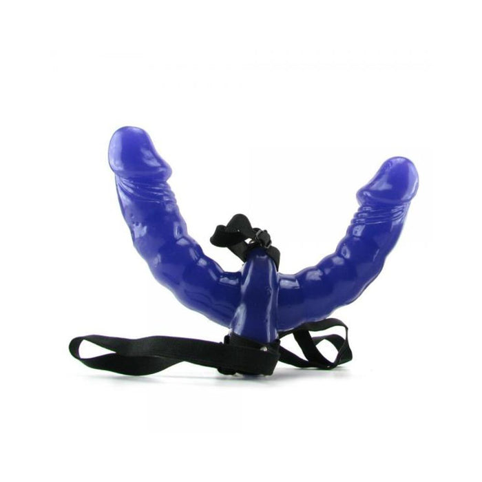 Fetish Fantasy Double Delight Strap On Purple | cutebutkinky.com