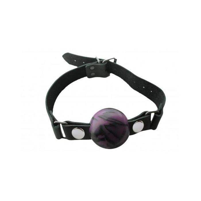 Spartacus Silicone Removable Ball Gag 2 inches Swirl | cutebutkinky.com