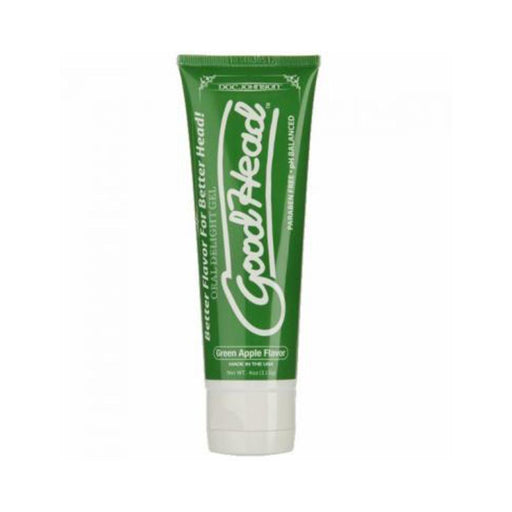 Goodhead Oral Delight Gel Green Apple 4oz Tube | cutebutkinky.com