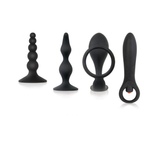 Intro To Prostate Kit 4 Piece Black | cutebutkinky.com