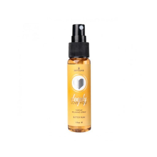 Deeply Love You Throat Relaxing Spray Butter Rum 1oz | cutebutkinky.com