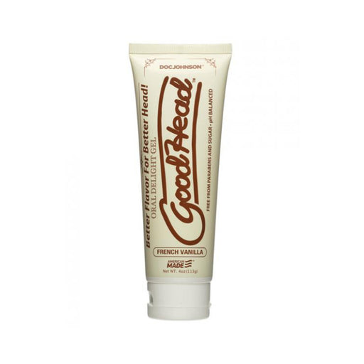 Goodhead Oral Delight Gel French Vanilla 4oz Tube | cutebutkinky.com