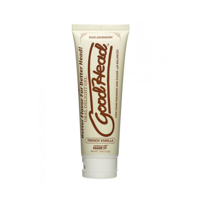 Goodhead Oral Delight Gel French Vanilla 4oz Tube | cutebutkinky.com