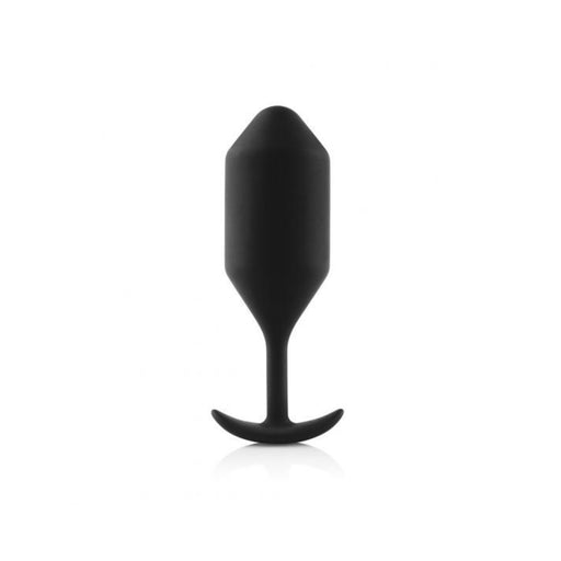 B-Vibe Snug Plug 4 Black 9oz Weight | cutebutkinky.com