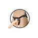 Natural Realskin Squirting Penis 8 inches Beige Harness | cutebutkinky.com