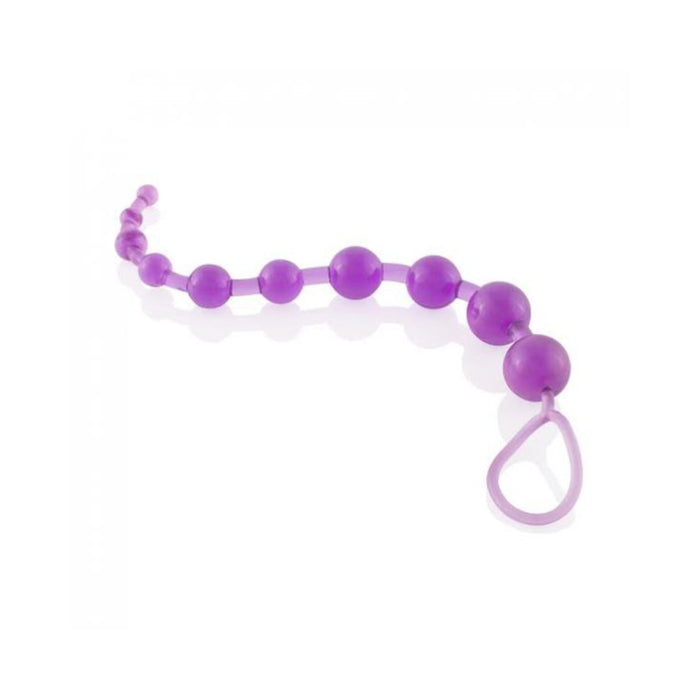 Assential Anal Beads 10 Purple | cutebutkinky.com