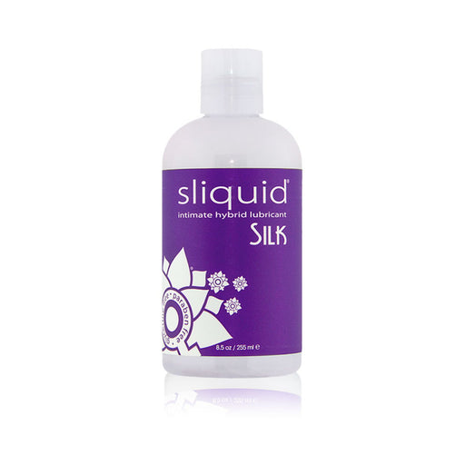 Sliquid Naturals Silk Hybrid Lubricant 8.5oz | cutebutkinky.com