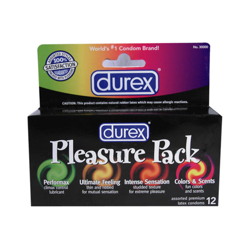 Durex Pleasure Pack Latex Condoms 12 Pack | cutebutkinky.com