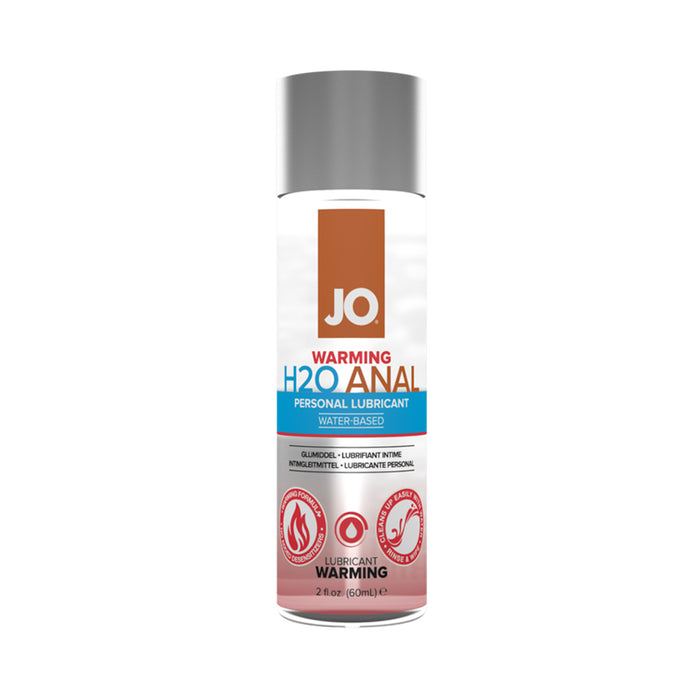 Jo H2O Warming Anal Water Based Lubricant 2 oz | cutebutkinky.com
