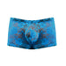 Mini Shorts Neon Lace Turquoise Blue Small | cutebutkinky.com